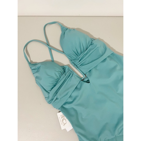 Becca Code Bristol Plunge One Piece Swimsuit Size Small - Picture 3 of 10